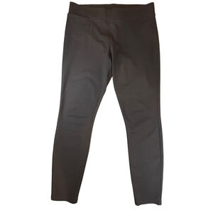 AMERICAN GIANT Women's Gray Ponte Slim Pant/Legging Stretch Athleisure Size 10